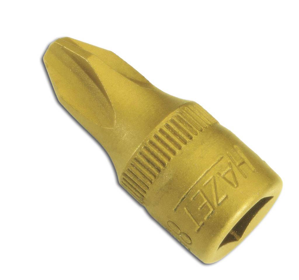 Produktbeschreibung Mit Rändelung Oberfläche TIN beschichtet Spitze nach ISO 8764-1 Made In Germany Antrieb Vierkant hohl 1/4 Zoll 6,