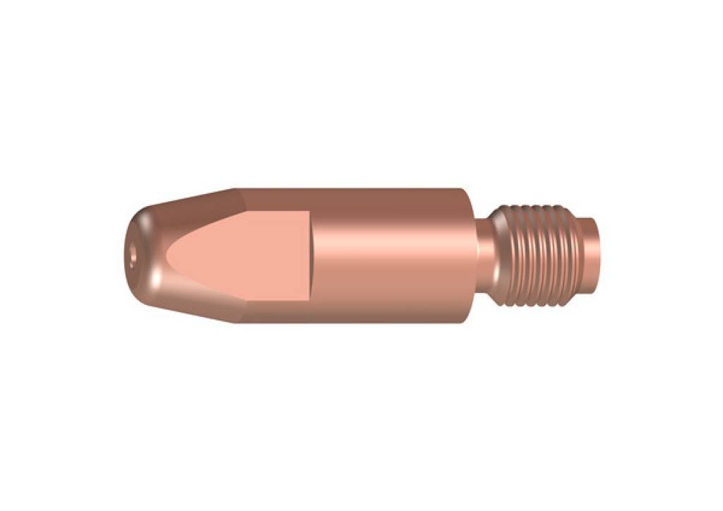 Stromdüse für MIG/MAG-Schweißbrenner M6, E-Cu Ø 0,8Stromdüsen sind mittlerweile zu Massenartikeln geworden. Leider wird dadurch oft der Preis in