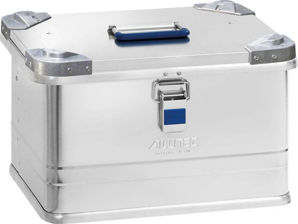Aluminiumbox, Serie INDUSTRYTransport- und AufbewahrungsbehälterMit robusten und groß dimensionierten AluminiumprofilenMit Stoßsicherung und formbe