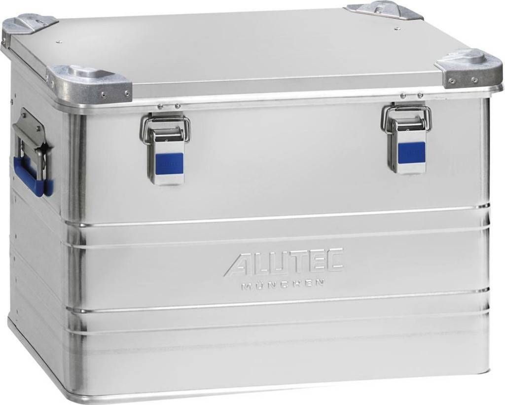Aluminiumbox, Serie INDUSTRYTransport- und AufbewahrungsbehälterMit robusten und groß dimensionierten AluminiumprofilenMit Stoßsicherung und formbe