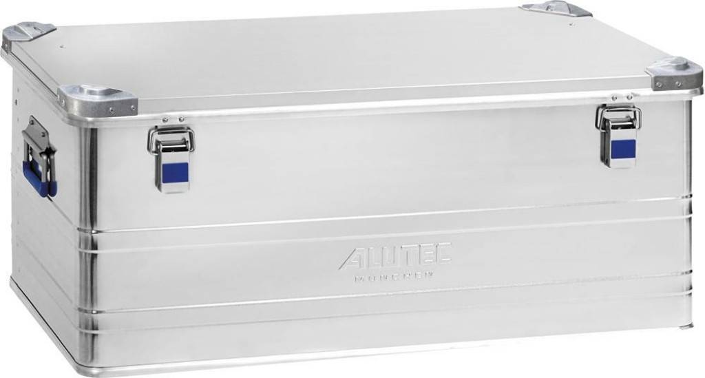 Aluminiumbox, Serie INDUSTRYTransport- und AufbewahrungsbehälterMit robusten und groß dimensionierten AluminiumprofilenMit Stoßsicherung und formbe