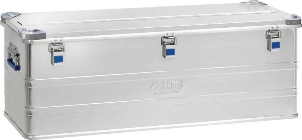 Aluminiumbox, Serie INDUSTRYTransport- und AufbewahrungsbehälterMit robusten und groß dimensionierten AluminiumprofilenMit Stoßsicherung und formbe