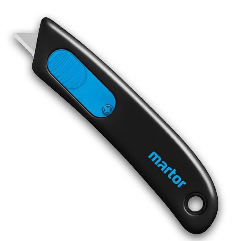 Sicherheitsmesser SECUNORM SMARTCUT Automatischer Klingenrückzug, hohe Sicherheit Verlässt die Klinge das Schneidmaterial, wird sie automatisc