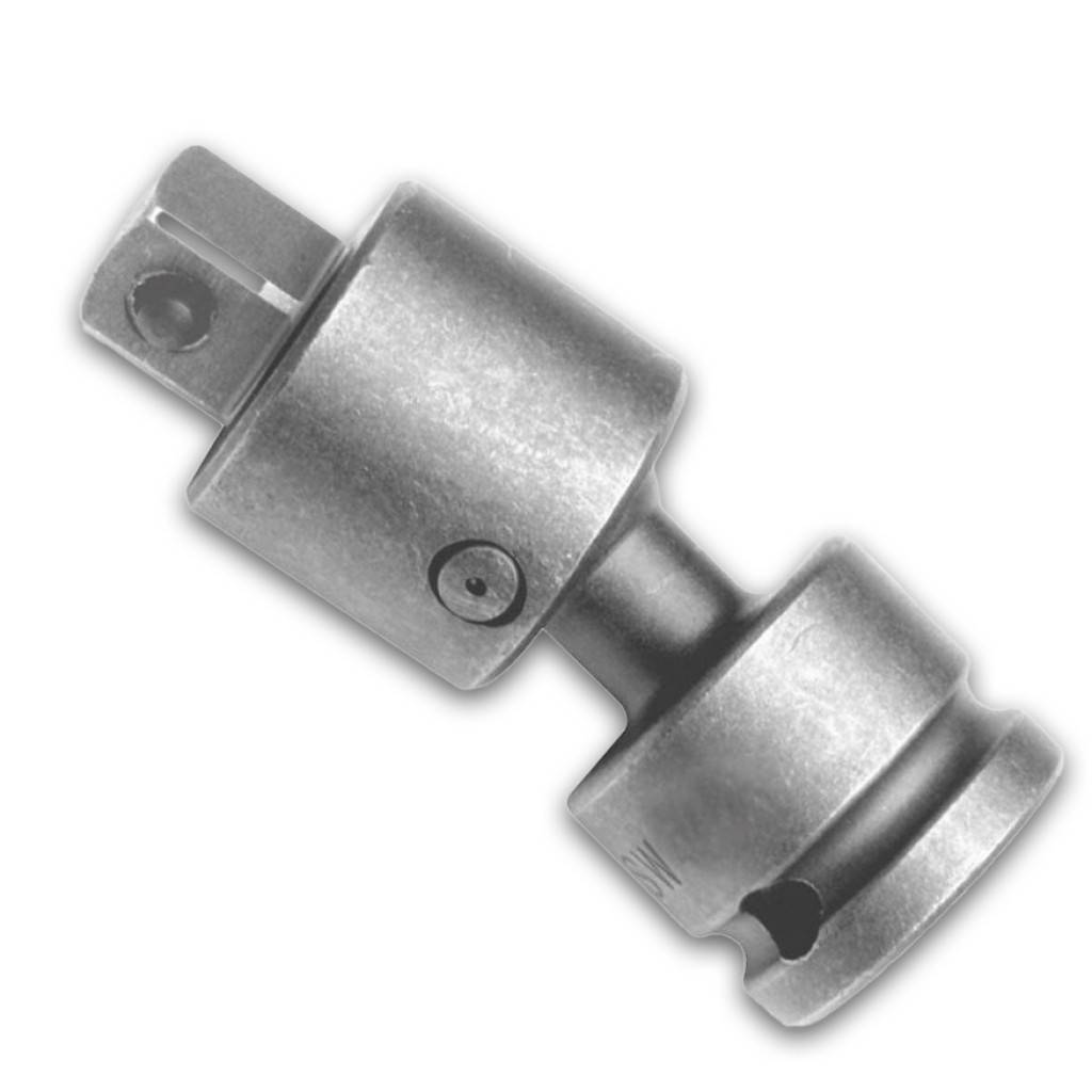 Kraft-Kugelgelenk 3/8"Ausführung DIN 3121, aus vergütetem Spezialwerkzeugstahl, gehärtet und sandgestrahlt, mit federndem Stift.