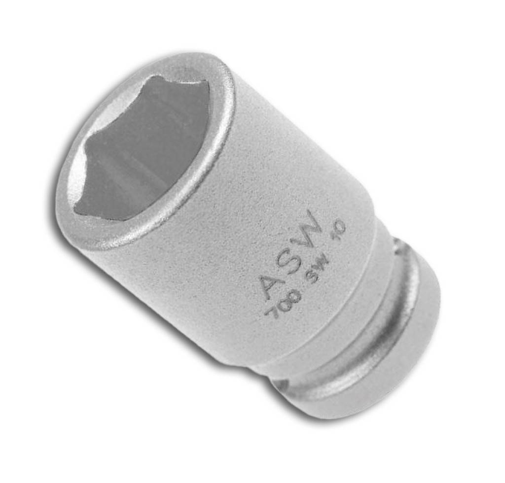 Kraft-Steckschlüssel-Einsatz 1/4"Ausführung DIN 3129, aus vergütetem Spezialwerkzeugstahl, gehärtet und sandgestrahlt.