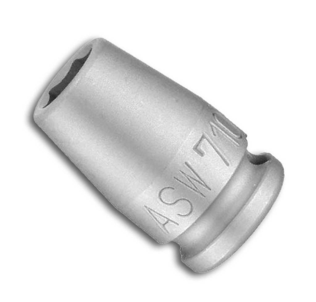 Silber-Metalldosen-Adapter mit Bezeichnung 