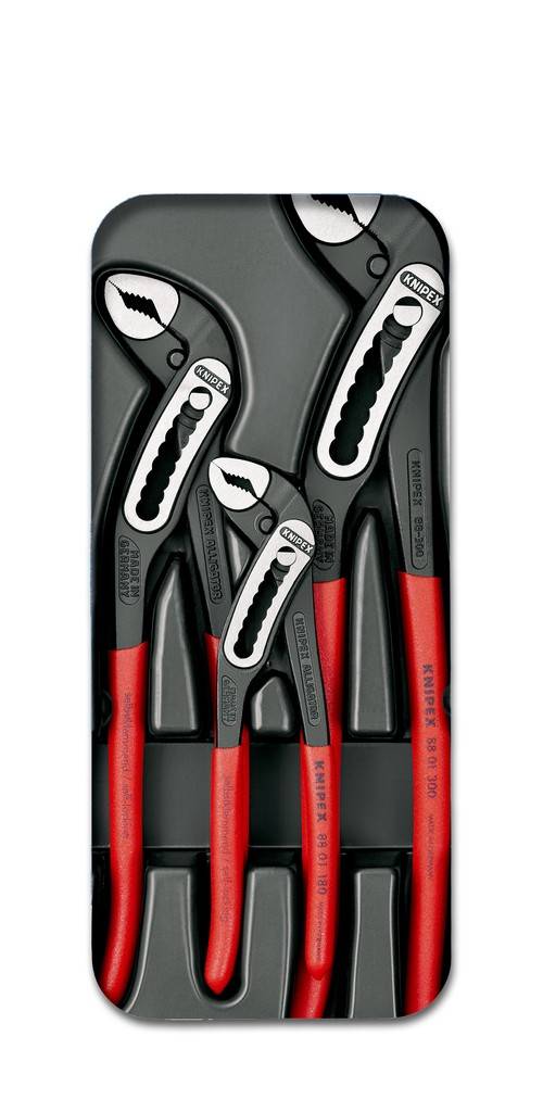 00 20 09 V03 KNIPEX Alligator-PaketAttraktive Verkaufsverpackung mit SB-Lochung. Werkzeuge im Kunststoff-Tiefziehteil mit transparentem Deckel