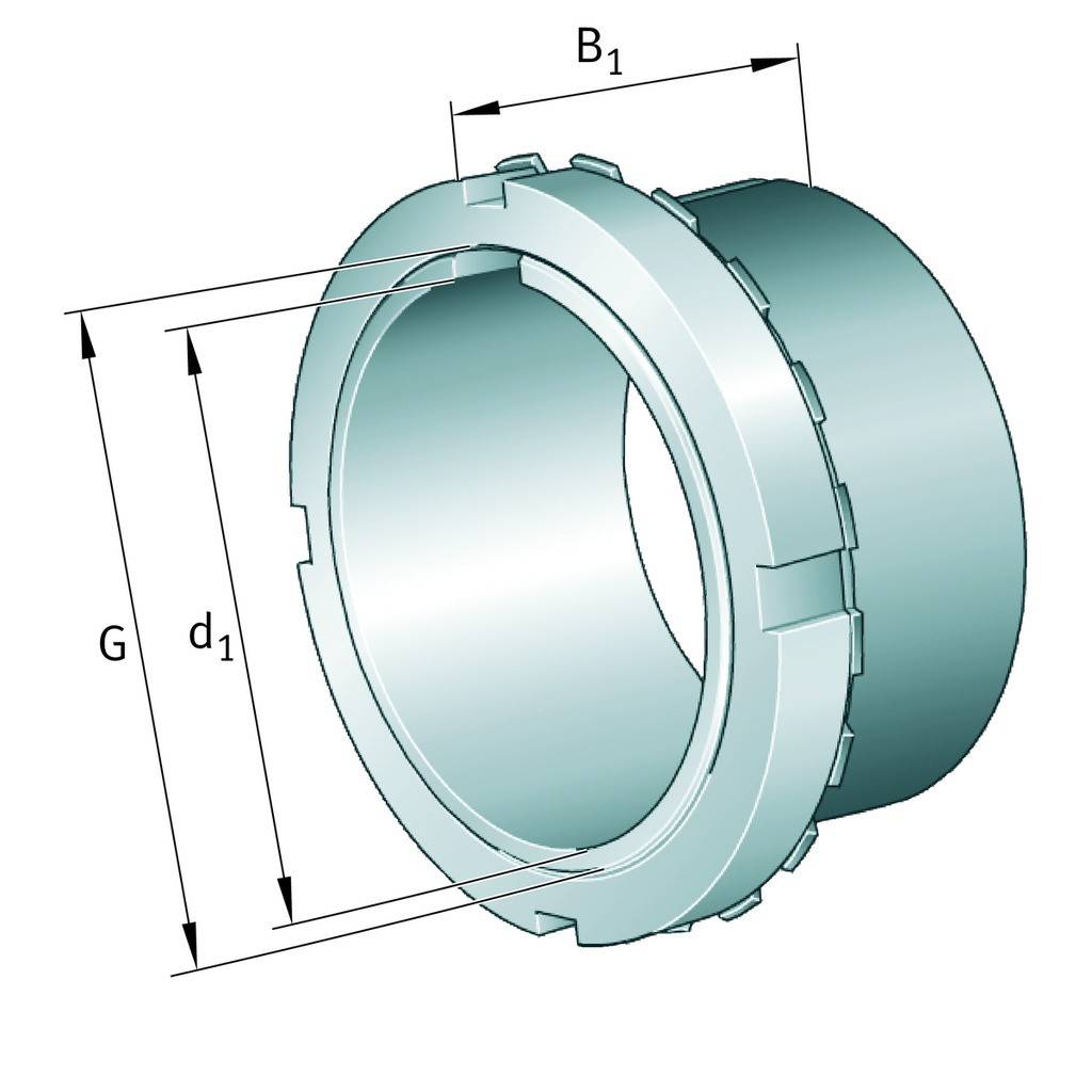 Spannhülse, H310, FAGSpannhülsen H3Hauptabmessungen nach DIN 5415, Kegel 112Abmessungen d1H 45 mm Dm 70 mm l 42 mmSpannhülsen eignen si