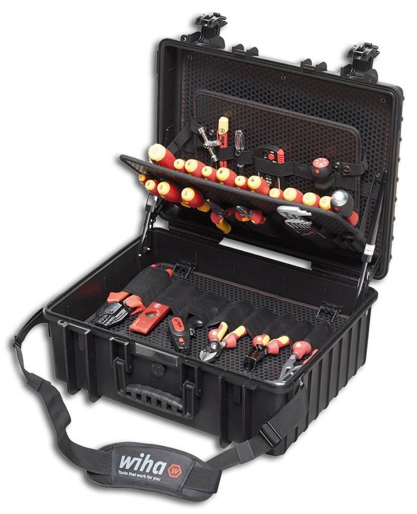 Elektrikerwerkzeug-Satz XL, 78-teiligSatzinhalt 4 VDE-Schraubendreher Außensechskant 5,5 7 8 10 mm 3 VDE-Schraubendreher slimFix Schlitz 3,5 5,