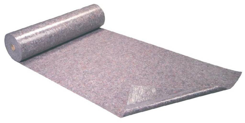 Malerabdeckvlies, dunkelbuntRutschhemmende Folie, ca. 40 mMit Schutzvlies180 g/m100 Recyclingfasern Polyester- und Naturfasern