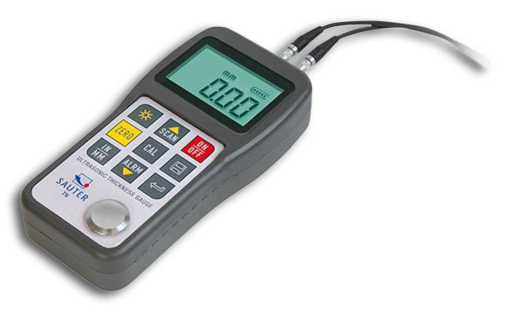 Ultraschall-Wanddickenmessgerät TN 80-0.01USAusführung Mit externem Messkopf. Datenschnittstelle USB und interner Speicher für bis zu 20 Dateien mi