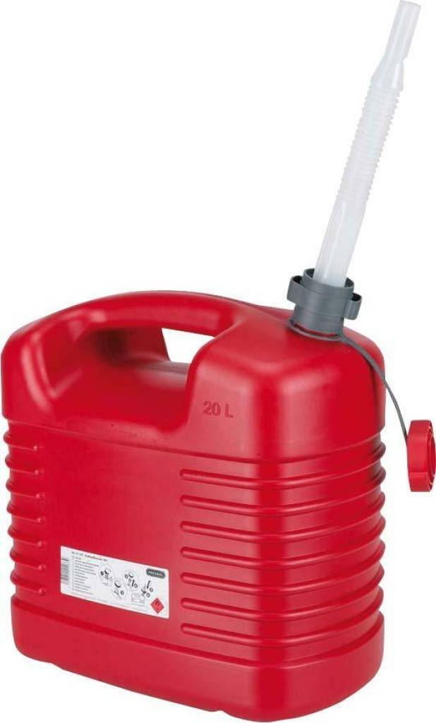 Kunststoff-Kraftstoffkanister Kanister aus Polyethylen HDPE Robustes und schlagunempfindliches flexibles Auslaufrohr aus Polypropylen PP Ausl