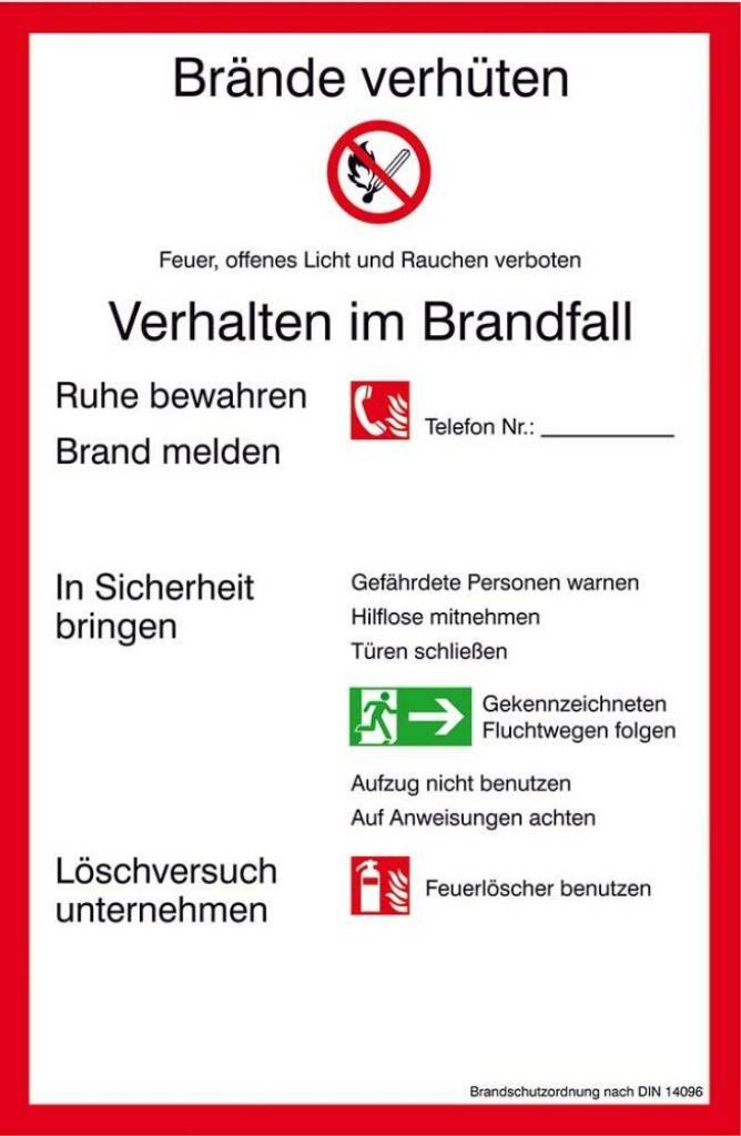 Brandschutzordnung BRD und Landkreis MünchenDIN 14096, Teil AVersion Stadt München: auf AnfrageLangnachleuchtend, DIN 67510-1 Klasse Cpowered by too
