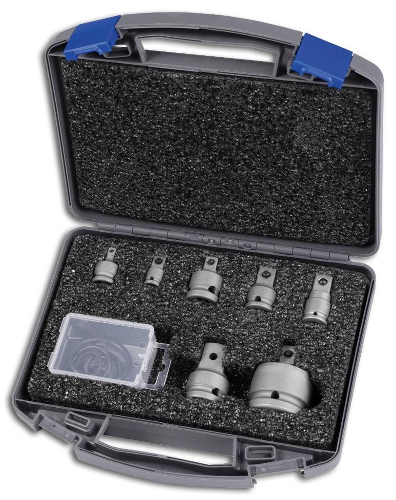 Kraft-Vergrößerungs- und Reduzierstück-Garnitur 1/4"3/4"Ausführung DIN 3129, aus vergütetem Spezialwerkzeugstahl, gehärtet und sandgestrahlt. Li