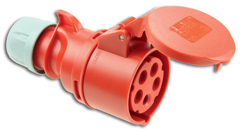 CEE-Stecker/-KupplungAusführung Aus Kunststoff, 5-polig.Anwendung Für den Einsatz im Innenbereich sowie den dauerhaften Einsatz im Außenbereich.