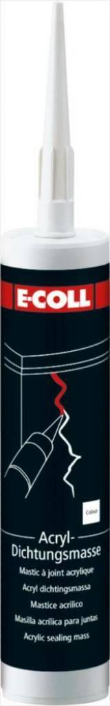 Acryl-DichtungsmasseProduktmerkmale 1-komponentige Acryl-Dispersionsdichtungsmasse Plasto-elastischer, physikalisch trocknender Dispersionsdicht