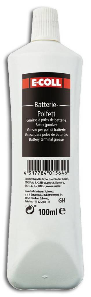 BatteriepolfettSpezialfett für Batteriepole und WasserpumpenSilikonfreiKorrosionsschutz an BatteriepolenKennzeichnung nach DIN 51502