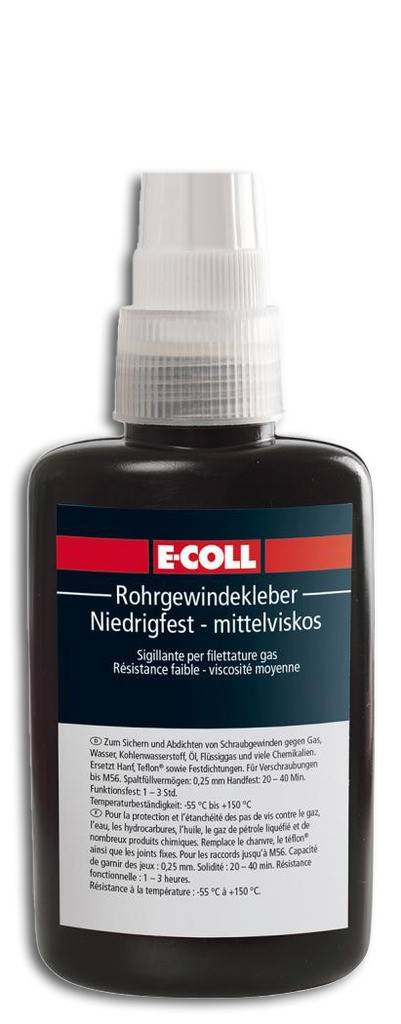 Rohrgewindekleber, hochfest-hochviskos Teile können unmittelbar nach dem Fügen nachgerichtet werden Bietet Schutz vor Korrosion Sichert und