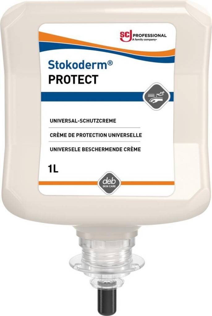 Hautschutzcreme Stokoderm PROTECTEigenschaften Creme für den allgemeinen Hautschutz Zum Auftragen vor Arbeitsbeginn, um die Haut vor wasserlös
