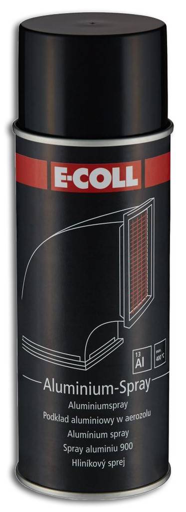 Aluminiumspray 900Eigenschaften Hitzebeständiger Korrosionsschutz Kratz-, bürst- und wischfest Hohe Abriebfestigkeit Besser überlackier