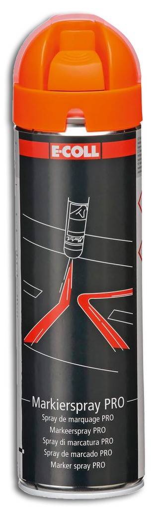 Markierspray PRO Vielseitig einsetzbares Markierspray 360 Ventil Haltbarkeit der Markierung mehr als 6 Monate je nach Witterung Sehr gute Si