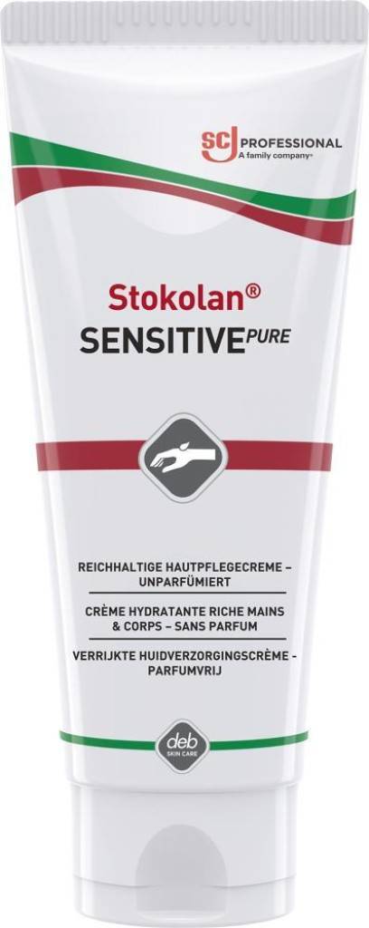 Hautpflege Stokolan SENSITIVE PUREEigenschaften Regenerierende Creme für empfindliche, trockene, strapazierte Haut Unparfümierte, farbstoff- u