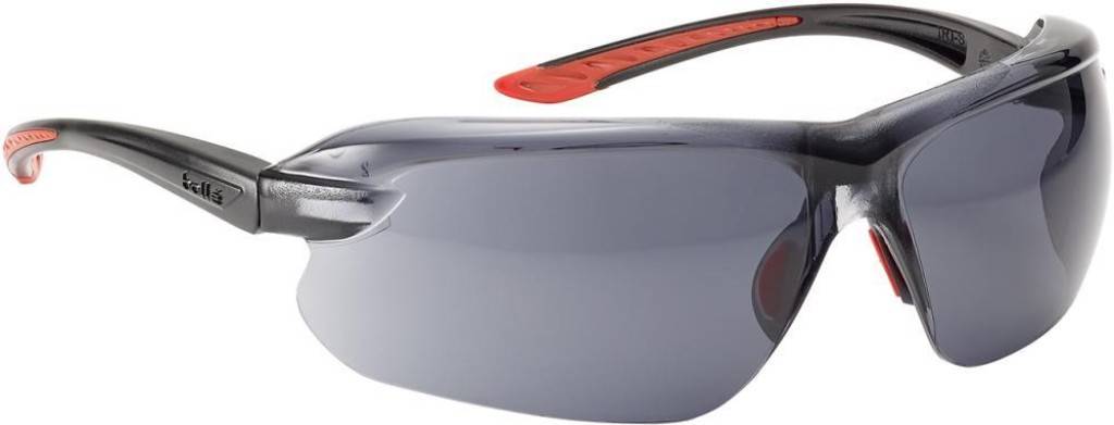 Schutzbrille IRI-SEigenschaften Modulierbarer Nasensteg aus formgedächtnis-Material PLATINUM-Beschichtung Ergonomische und verstellbare Büg