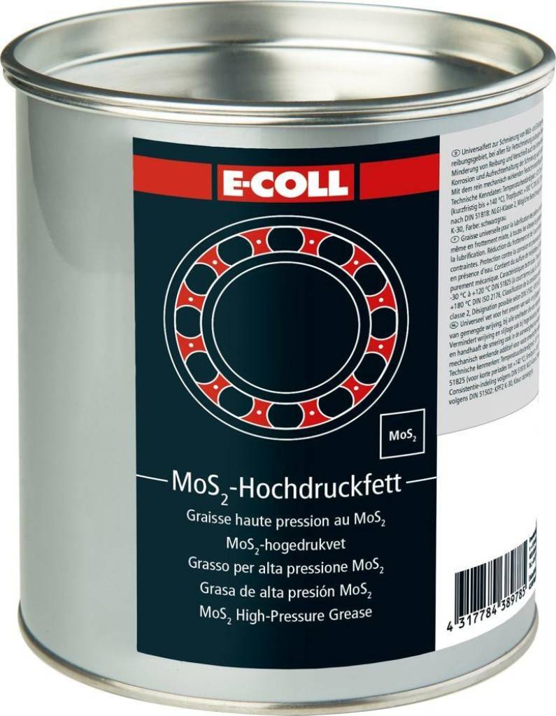 MoS2-Hochdruck-Haftfett Universalfett Minderung von Reibung und Verschleiß auch bei hohen Belastungen Schutz vor Korrosion und Aufrechterhal