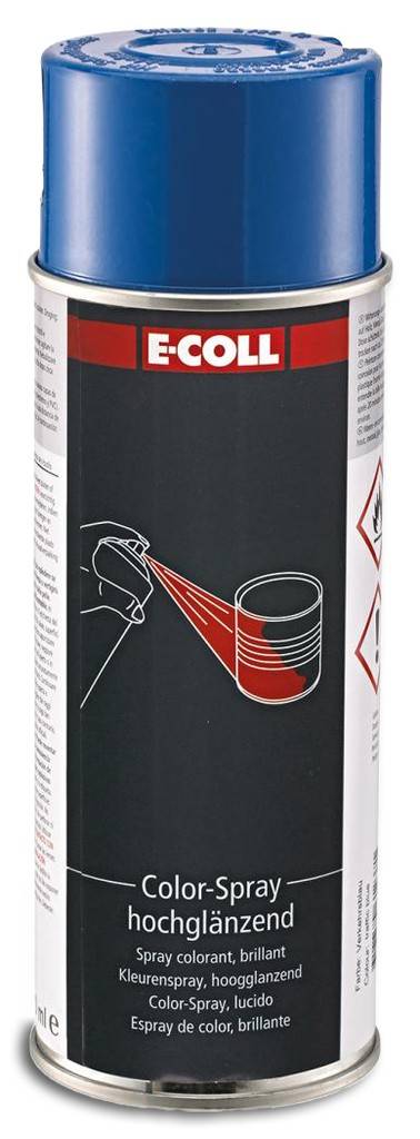 Color-Spray, hochglänzend Hochwertiges Buntlackspray auf Acrylharzbasis Aromatenfrei Witterungs- und korrosionsbeständig Normaler Sprüh