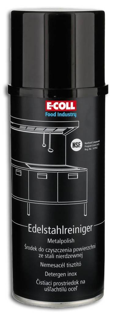 Edelstahlreiniger NSF-A7 Pflegt, reinigt und schützt Edelstahlflächen Leicht anwendbar und sehr sparsam im Gebrauch durch Schaumbildung Zur
