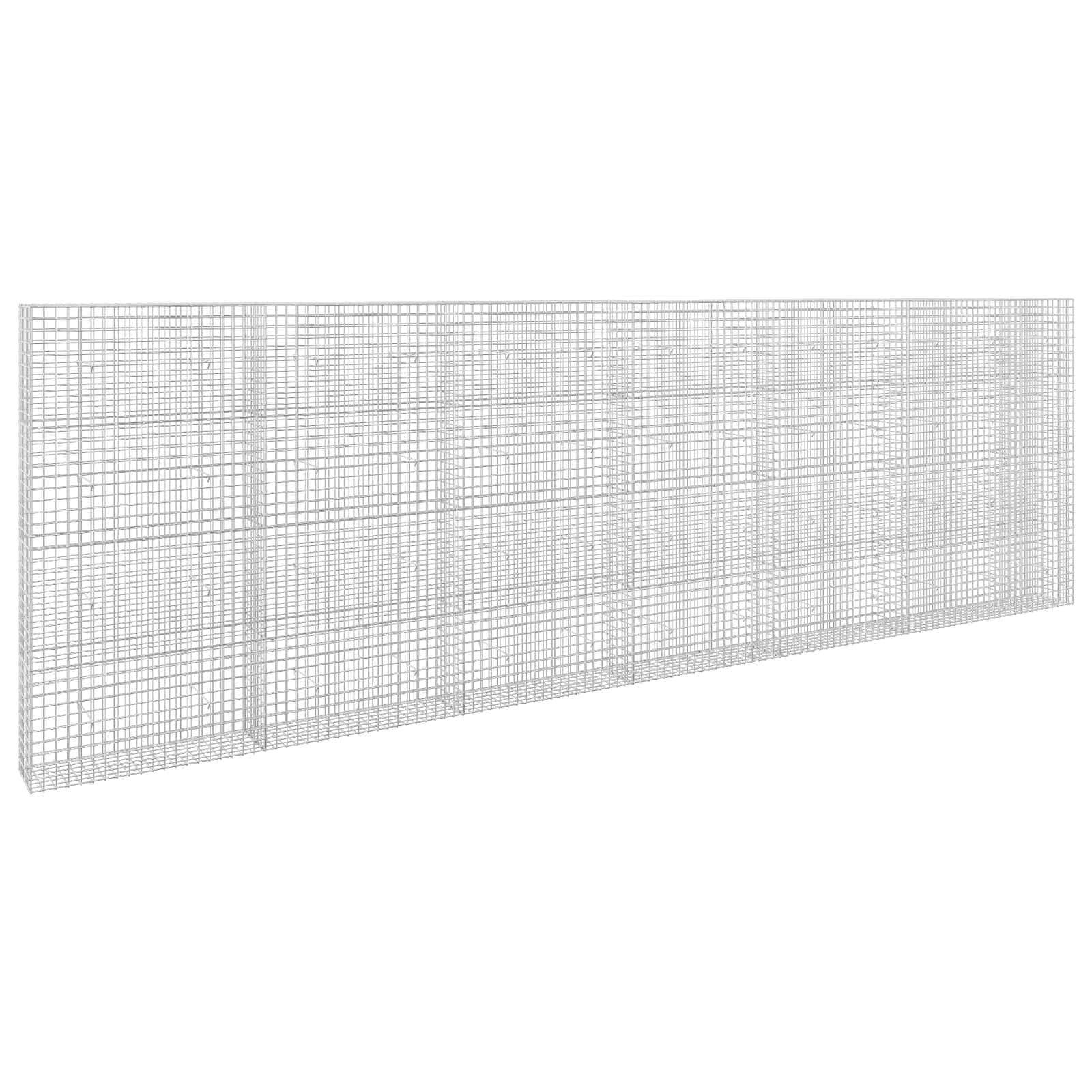 Langes weißes Drahtgitterpanel in Perspektive auf einem einfachen weißen Hintergrund gezeigt.