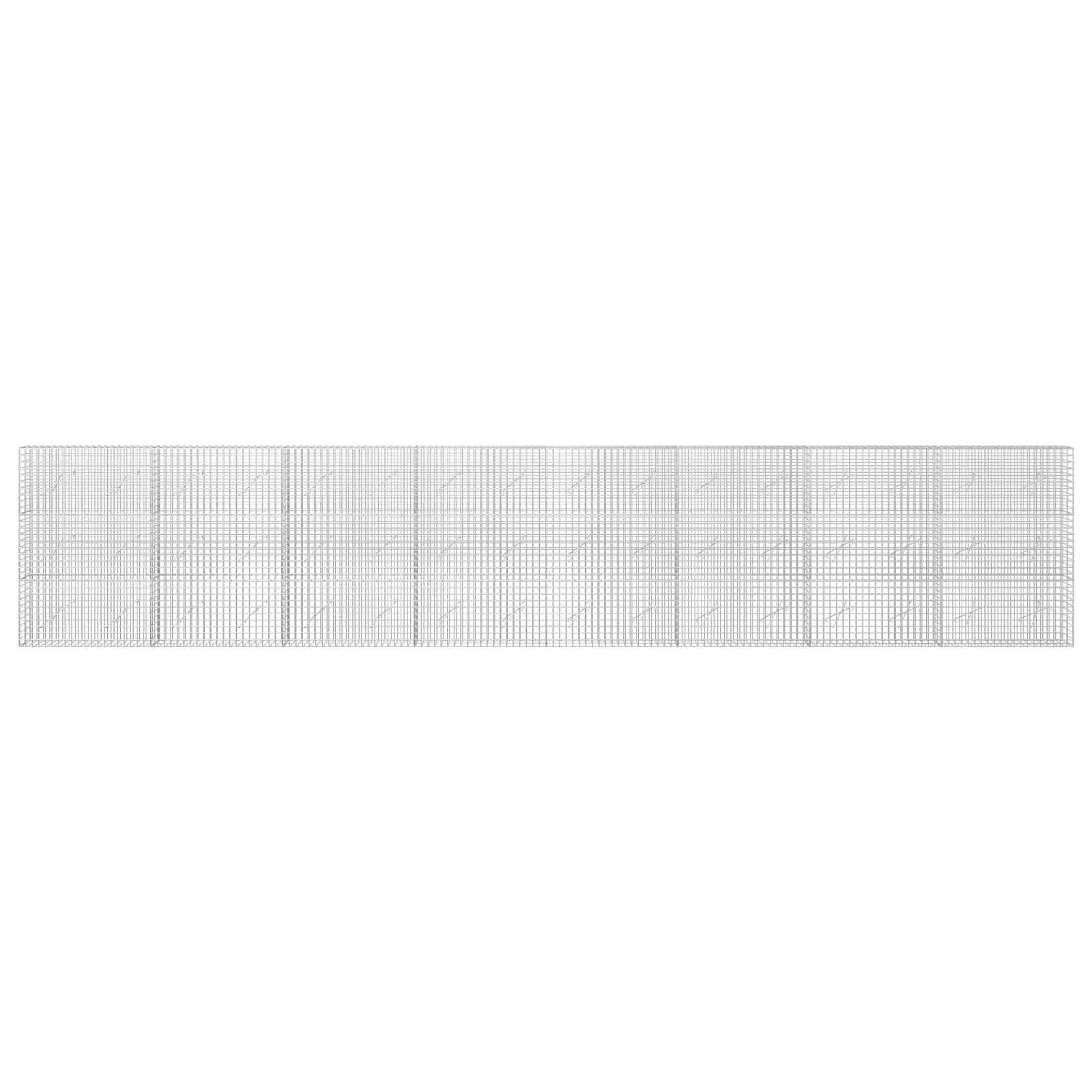 Langer horizontaler Streifen aus hellgrauem Millimeterpapier mit feinen Gitterlinien und dunkleren Haupteinteilungen, zentriert auf weißem Hintergrund.