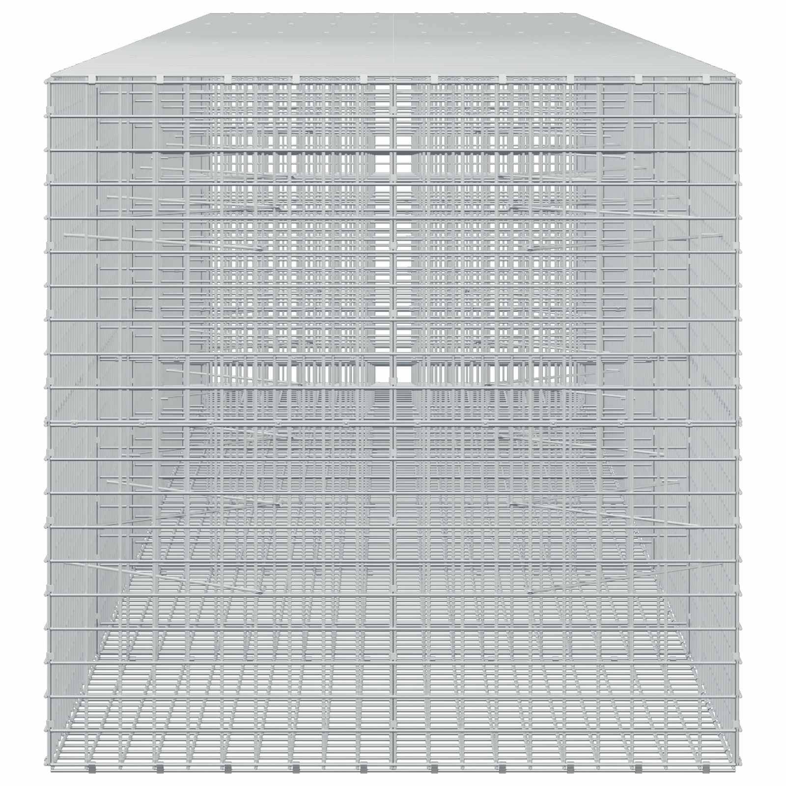 3D-Drahtmodell-Würfel mit geneigter Basis und dichten horizontalen und vertikalen Gitzerlinien, dargestellt in Hellgrau auf weißem Hintergrund.