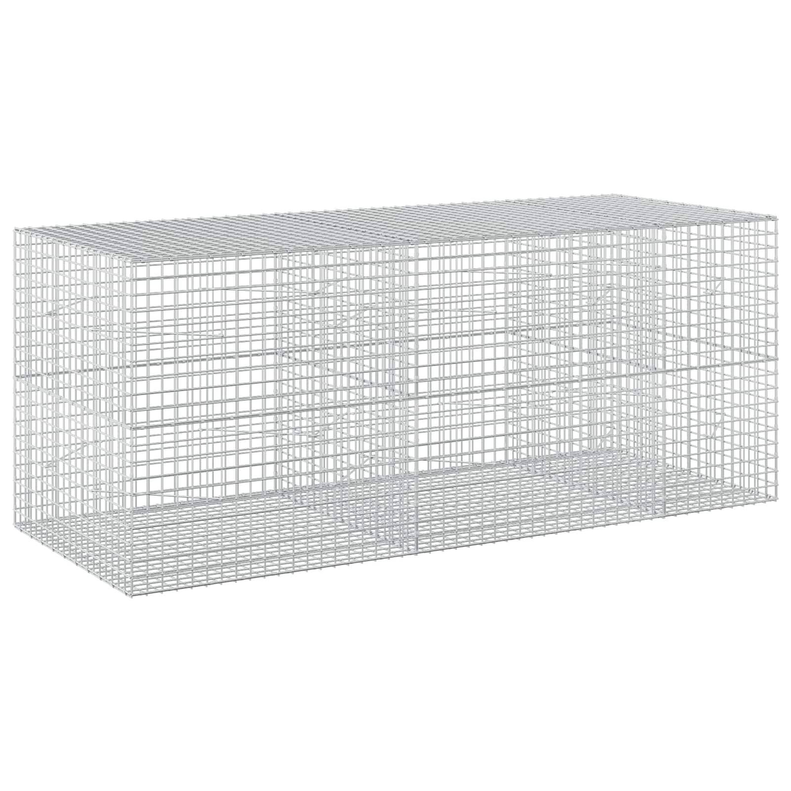 Ein transparentes 3D-Drahtgitter-Rechteckkasten, in Perspektive auf weißem Hintergrund dargestellt.