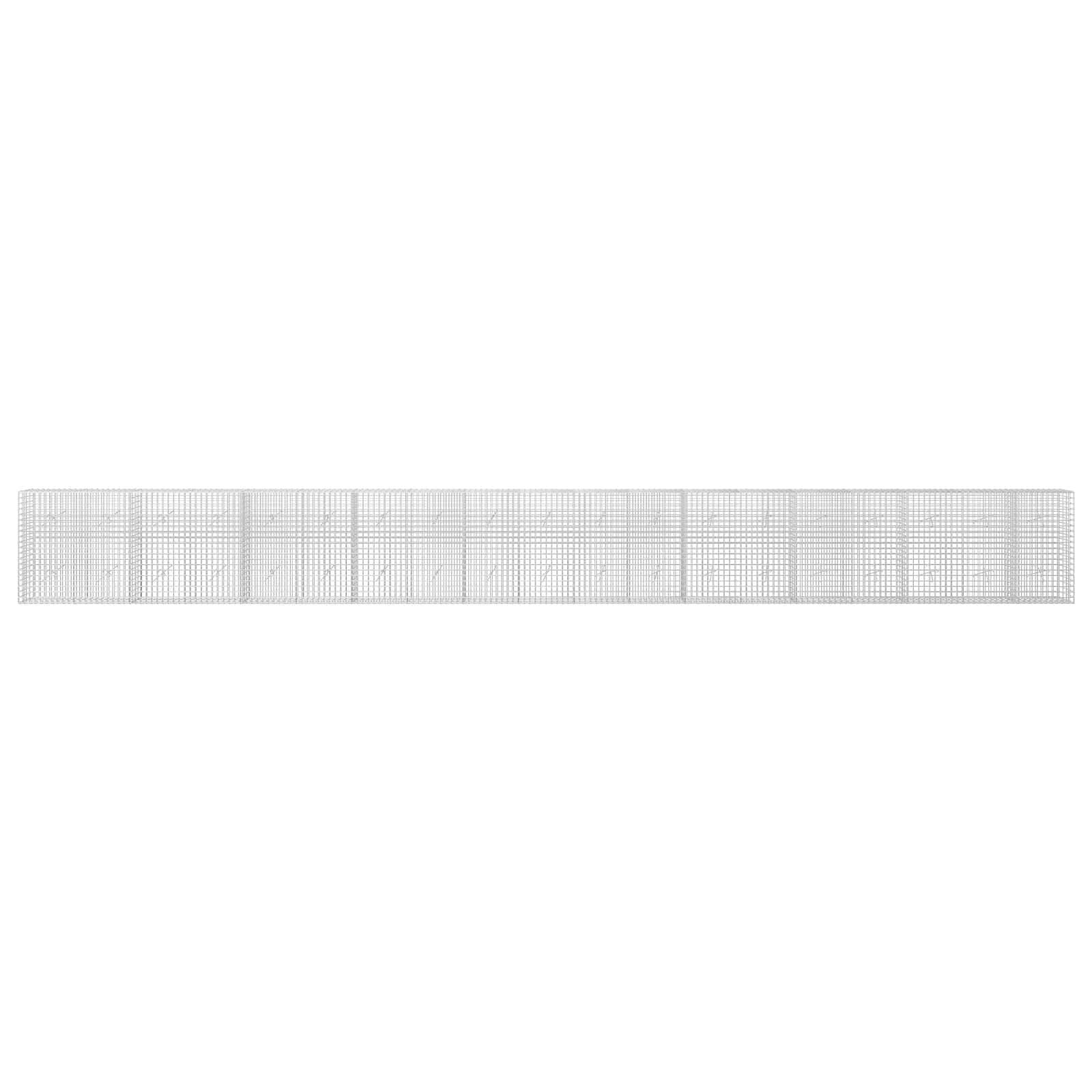 Langer horizontaler Streifen aus mattem grauem Millimeterpapier mit vertikalen Trennlinien, ähnlich einer leeren Diagramm- oder Kontobuch-Vorlage.