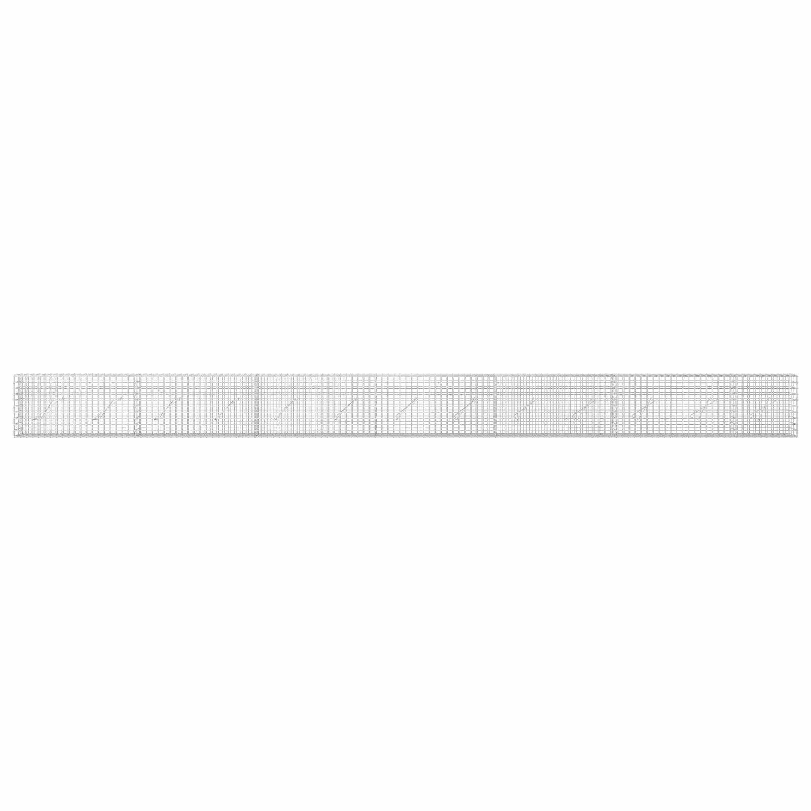 Langer, dünner grauer Gitterstreifen, der sich über das Bild erstreckt, unterteilt in Abschnitte mit schwachen diagonalen Linienmarkierungen, ähnlich wie ein Lineal oder eine strukturierte Zeitachse.