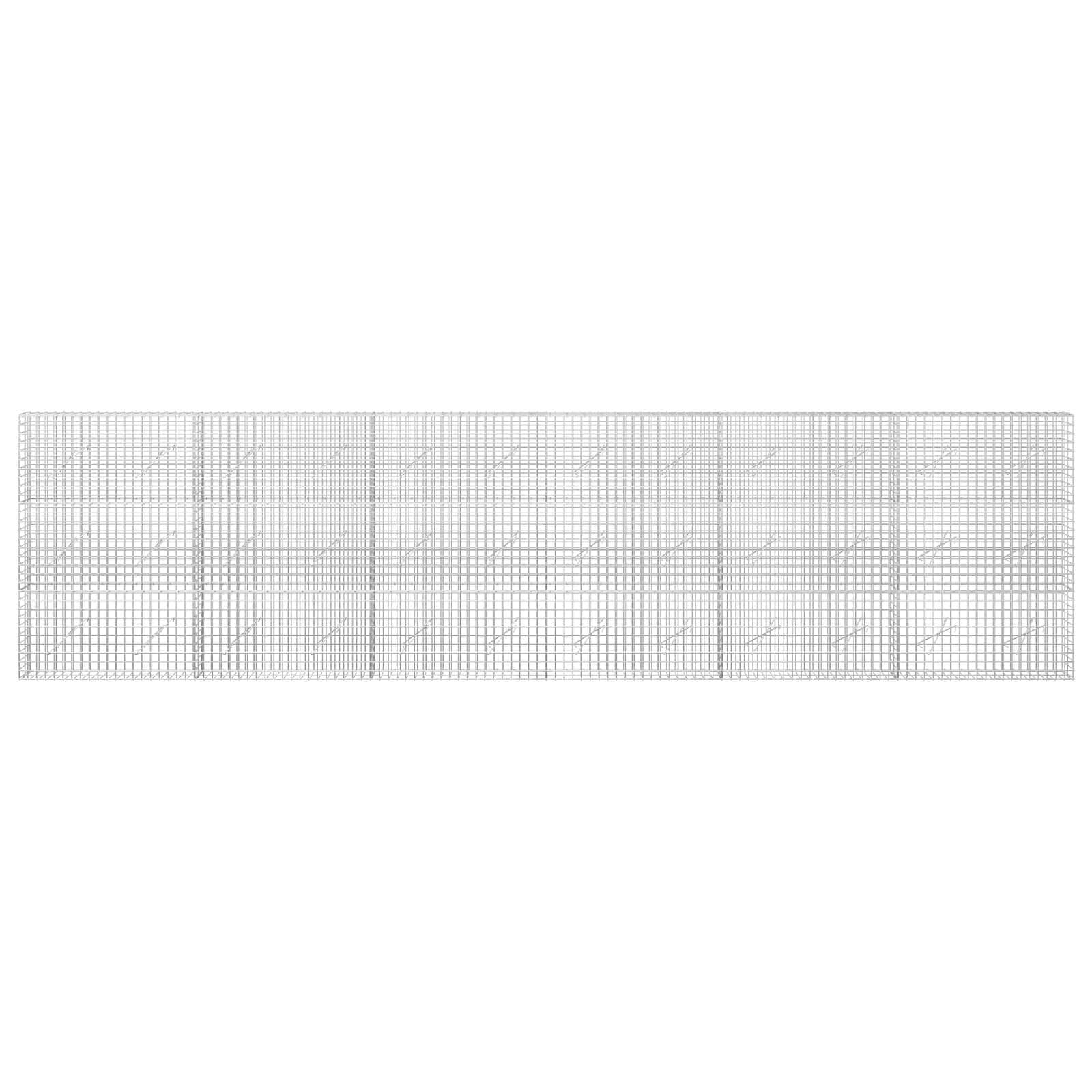 Eine Reihe von sechs hellgrauen Rasterpanelen auf weißem Hintergrund, die Millimeterpapier oder ein leeres Diagrammlayout ähneln.