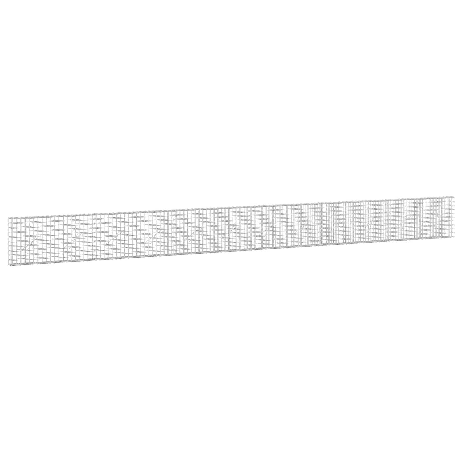 Langes, schmales rechteckiges Mesh-Panel oder Bildschirm, diagonal auf einem schlichten weißen Hintergrund dargestellt.