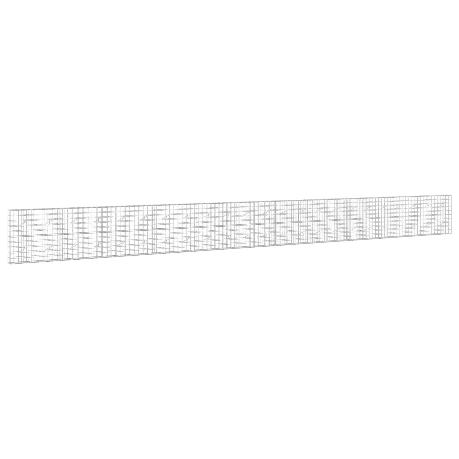 Ein langer, schmaler weißer Gitter- oder Maschenstreifen, der diagonal über einen einfachen weißen Hintergrund verläuft.
