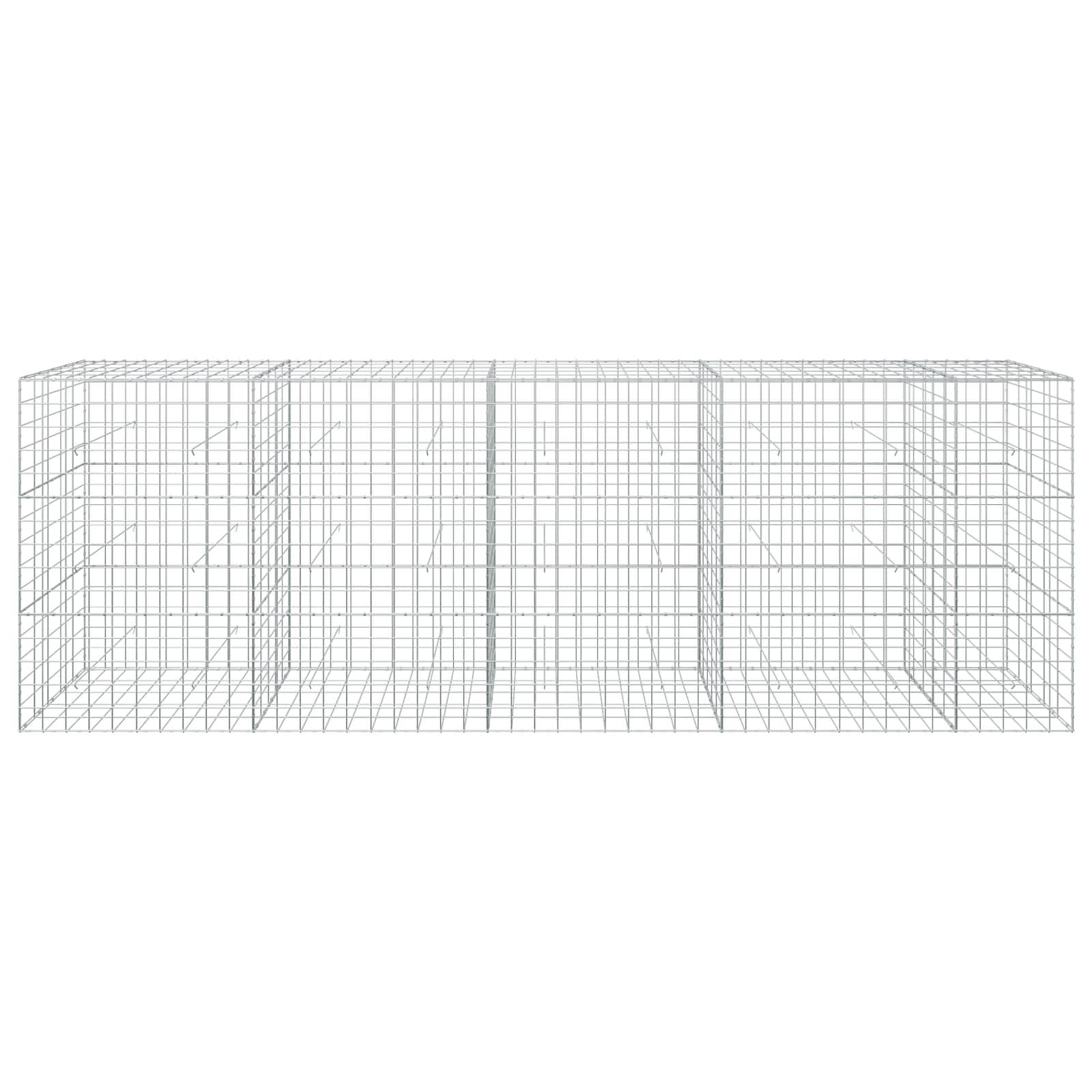Drahtgittermodell einer langen rechteckigen 3D-Box oder eines Käfigs, dargestellt in Perspektive auf weißem Hintergrund.