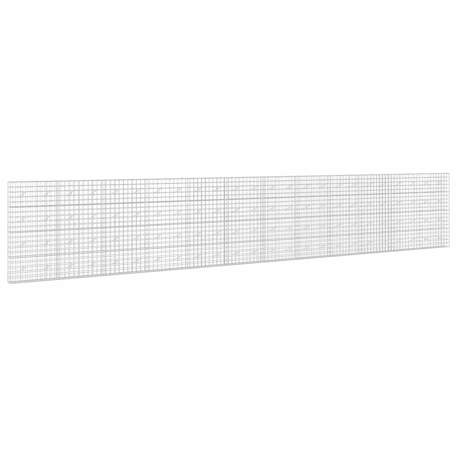 Langes, leicht geneigtes graues Gitterpanel mit vielen winzigen Quadraten auf weißem Hintergrund, ohne Beschriftungen oder andere Inhalte.