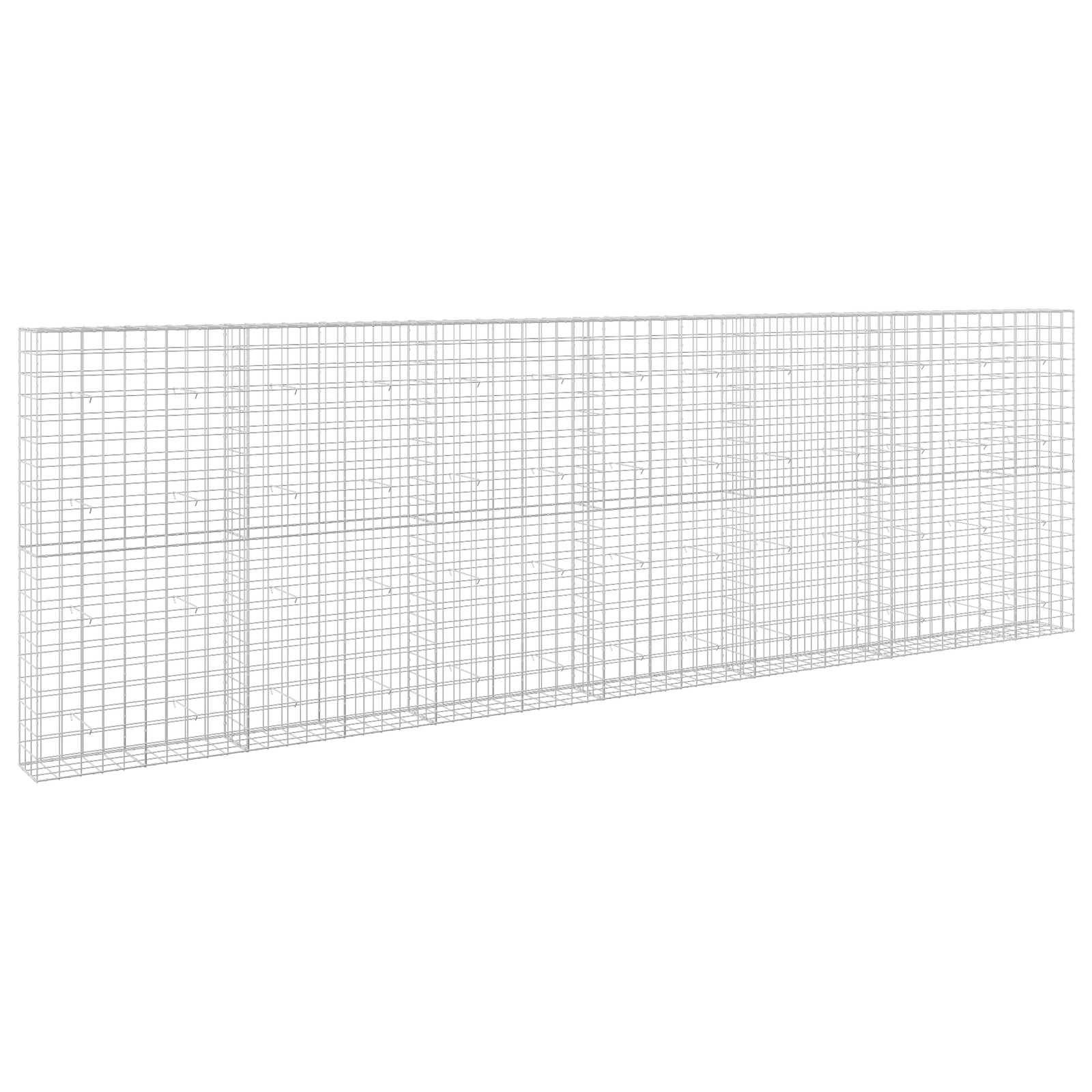 Ein Drahtgitter-3D-Rechteckkasten oder -Panel, das in perspektivischer Ansicht auf einfarbigem weißem Hintergrund dargestellt ist.