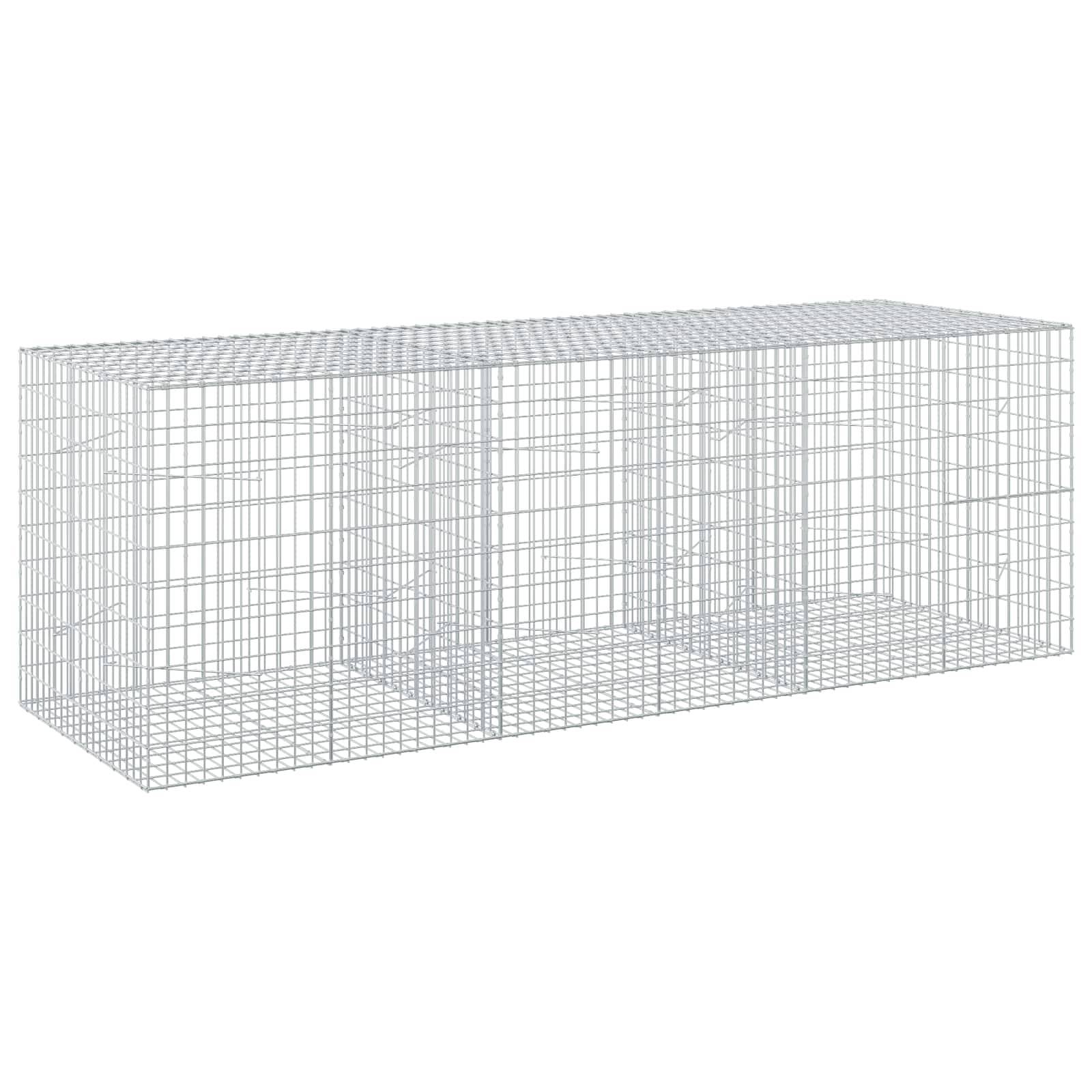 Wireframe 3D Rechteckiger Kasten oder Käfig aus hellgrauen Gitterlinien auf weißem Hintergrund, in perspektivischer Ansicht dargestellt.