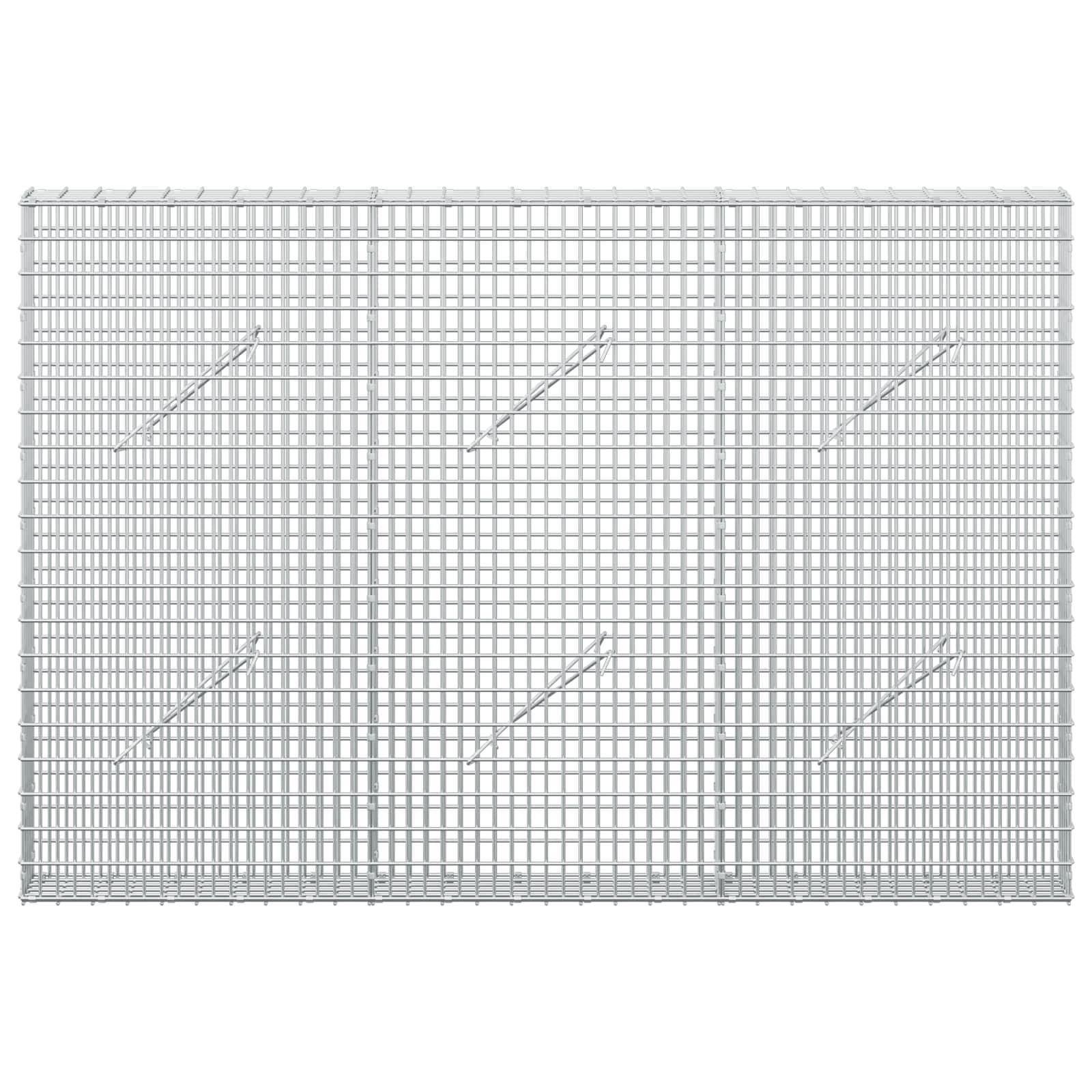 Weißes rechteckiges Drahtgeflecht-Panel mit dichtem Gitter und diagonalen Verstärkungsdrähten, auf einfachem Hintergrund dargestellt.