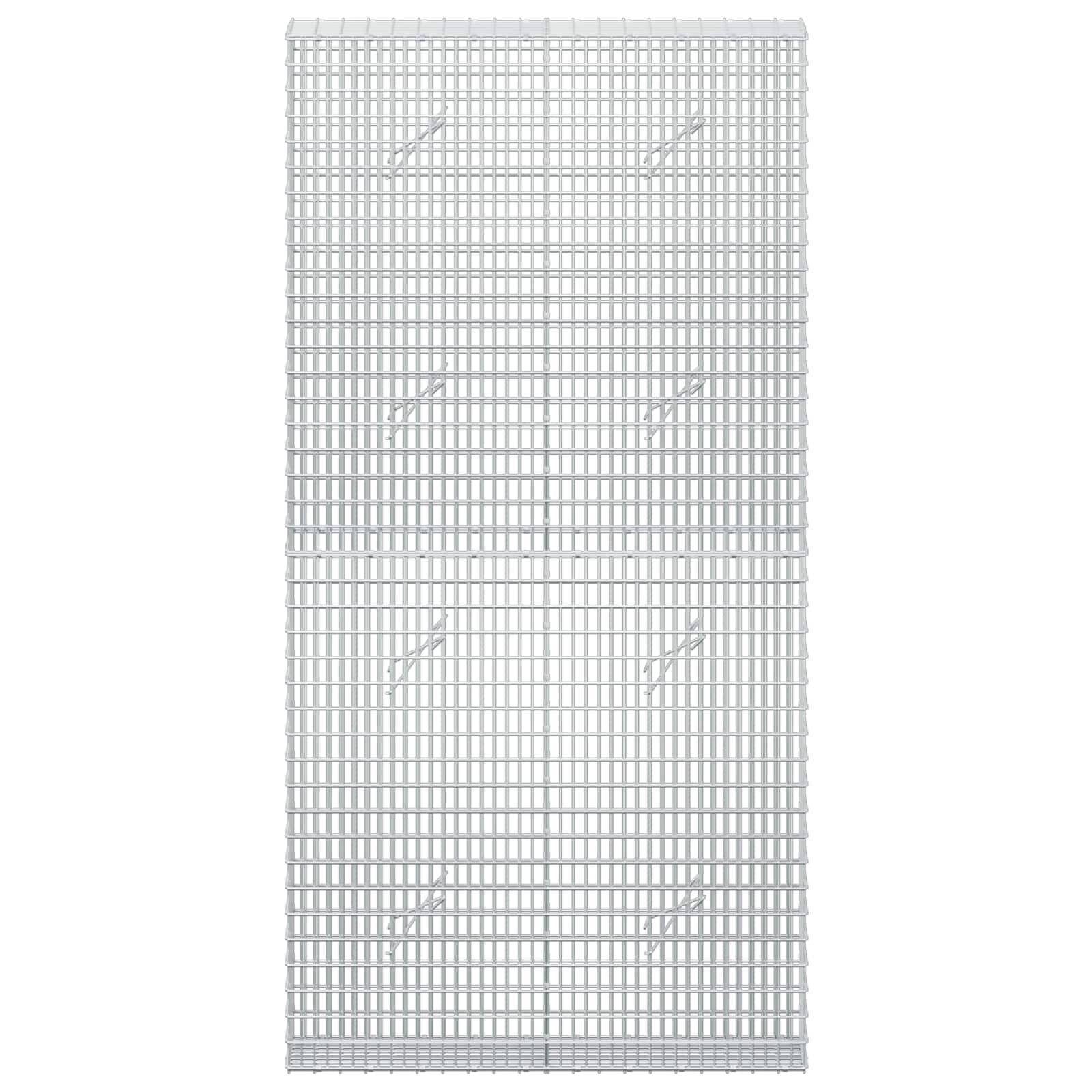 Weißes rechteckiges Maschensieb-Panel mit feinem Gittermuster, aufrecht auf einfachem Hintergrund dargestellt.