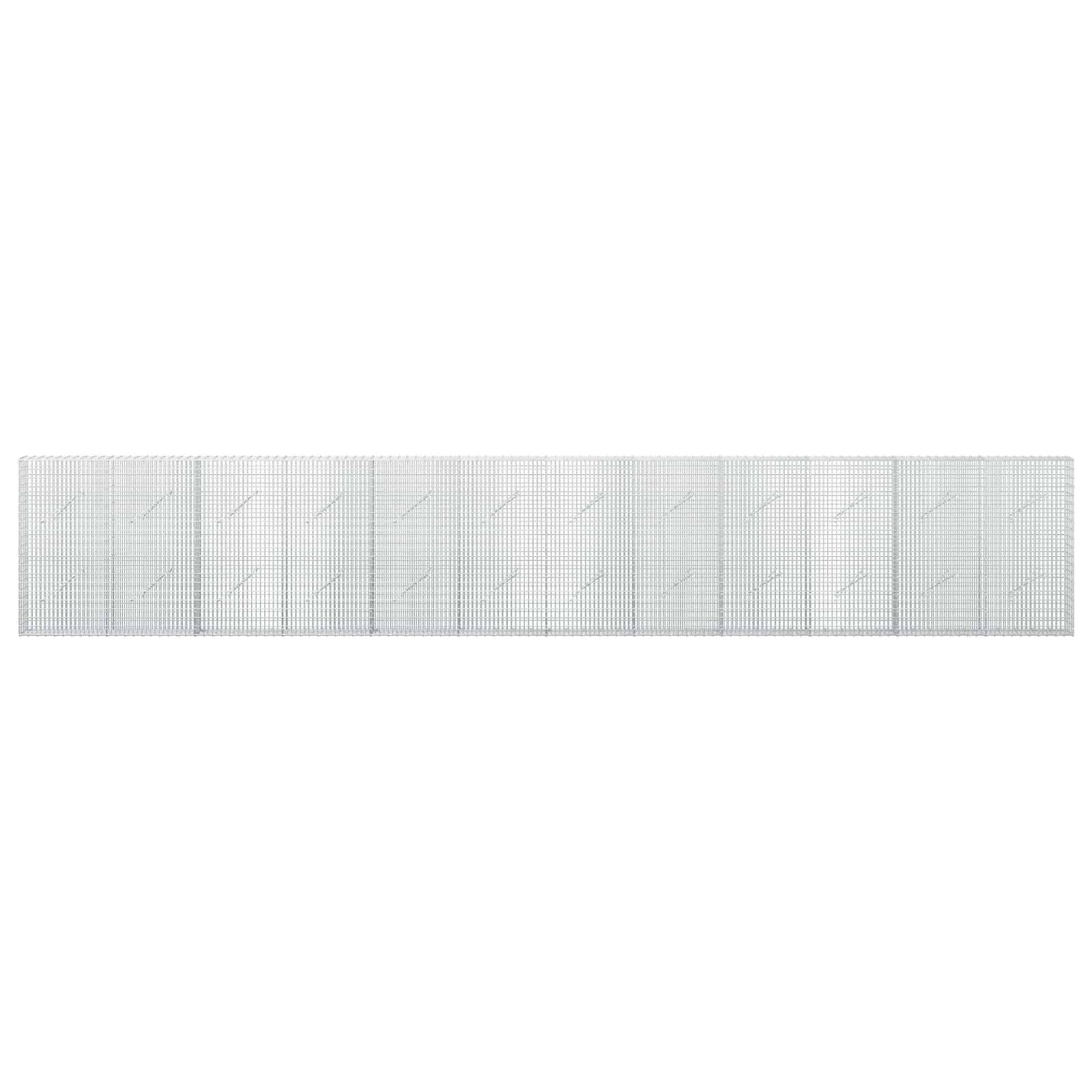 Langes, schmales, hellgraues rechteckiges Gitterpanel oder Filter mit feinen diagonalen Linien auf weißem Hintergrund.