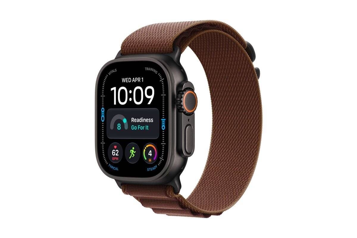 Apple Watch Ultra 4 49mm GPS+5G Alpine Loop M schwarz/burgunder