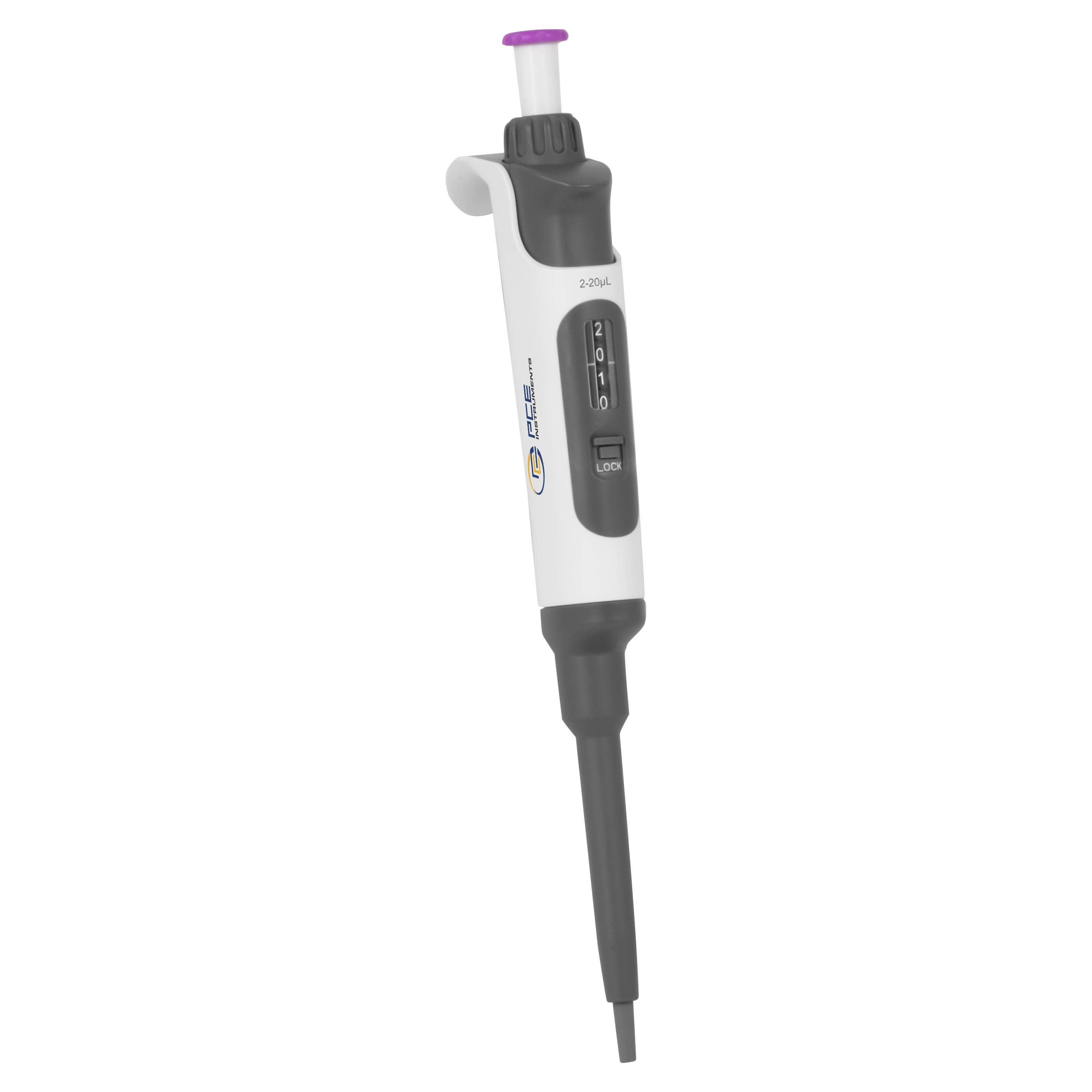 PCE Instruments autoklavierbare Pipette PCE-FAP 200 |Prüfvolumen 20 µL 100 µL 200 µL |Vollständig autoklavierbar