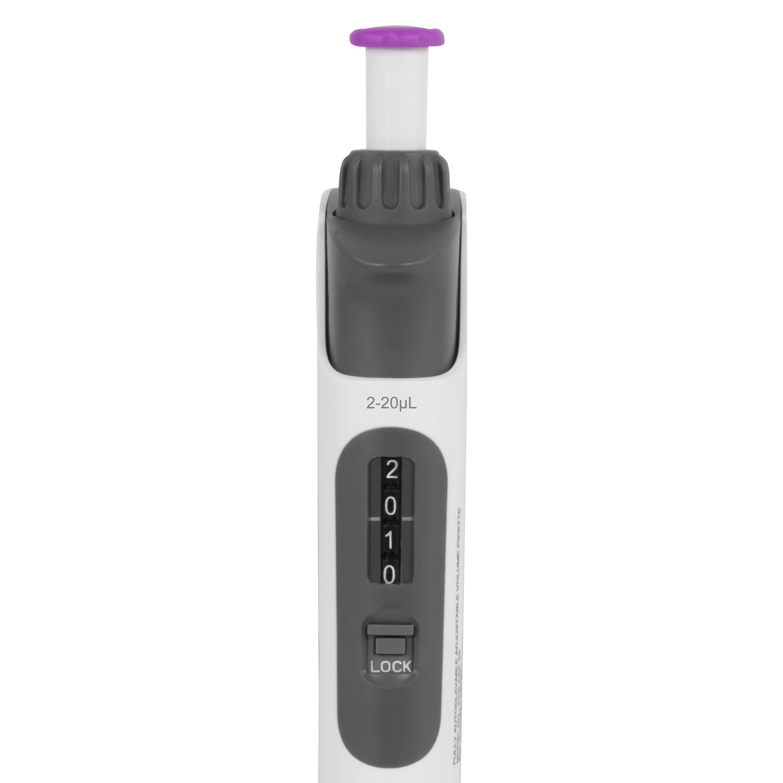 PCE Instruments autoklavierbare Pipette PCE-FAP 200 |Prüfvolumen 20 µL 100 µL 200 µL |Vollständig autoklavierbar