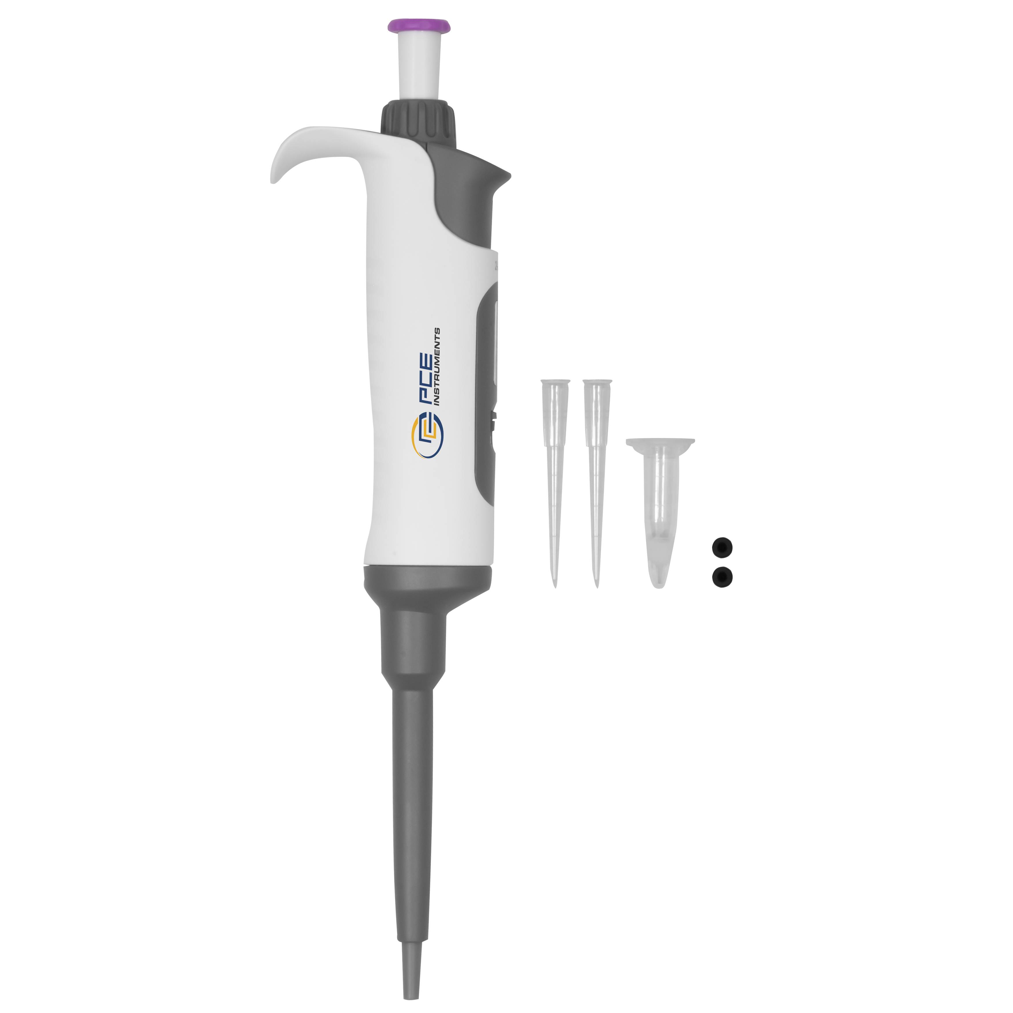 PCE Instruments autoklavierbare Pipette PCE-FAP 200 |Prüfvolumen 20 µL 100 µL 200 µL |Vollständig autoklavierbar
